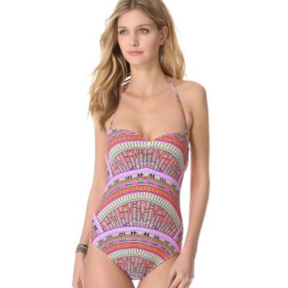 Mara Hoffman Rainbow Braid Back One Piece